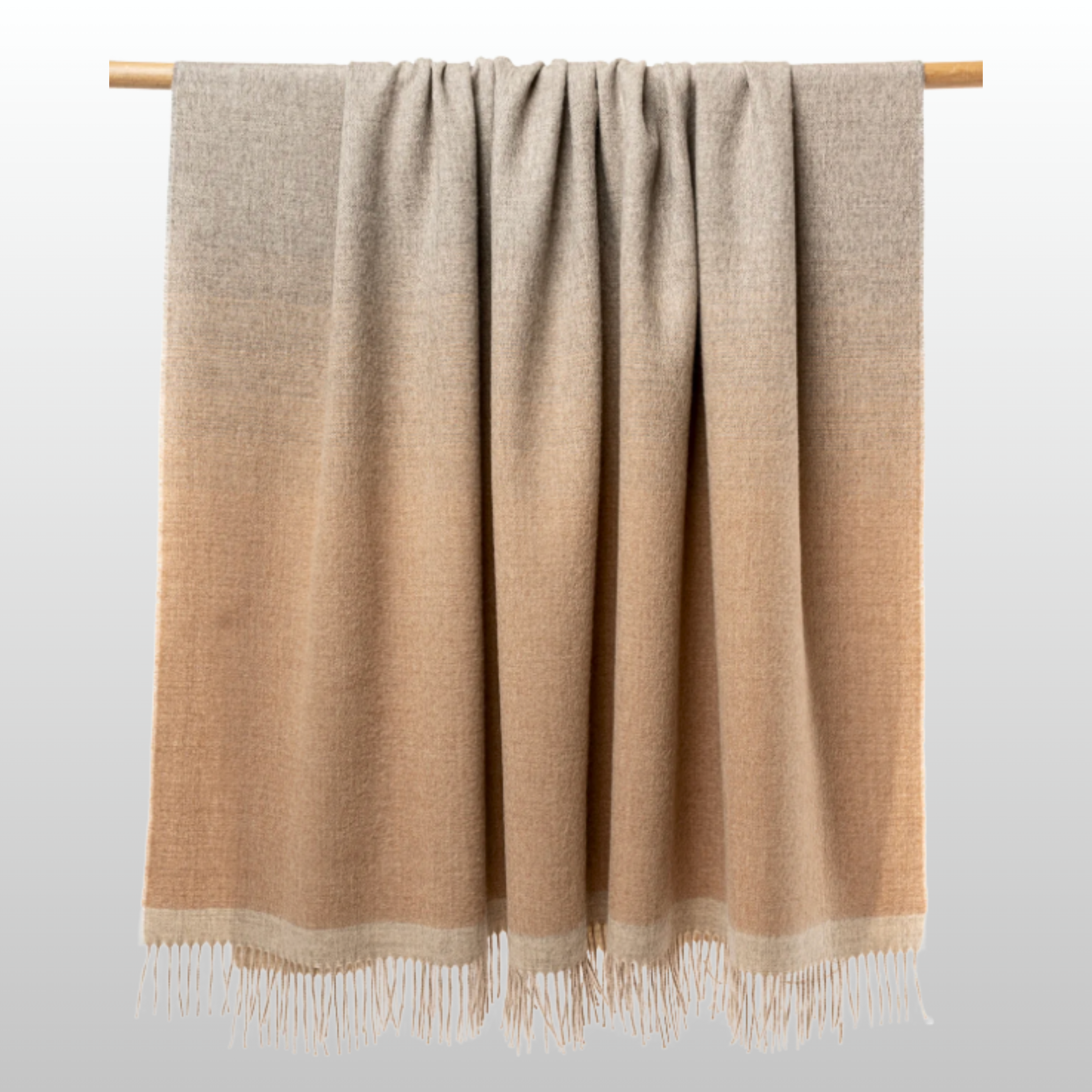 Matiz Throw Cinnamon + Beige Ombre