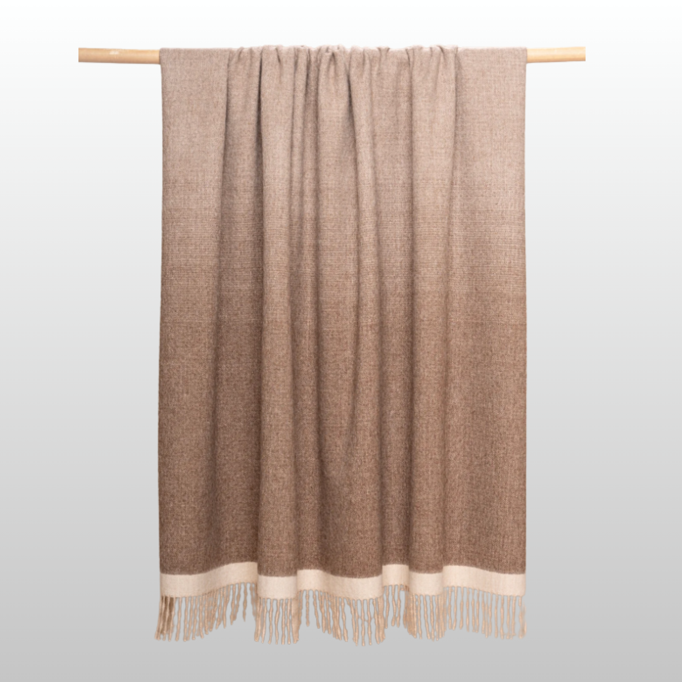 Matiz Throw Brown + Beige Ombre