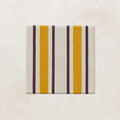 Saffron Pinstripe • Gloss Tile