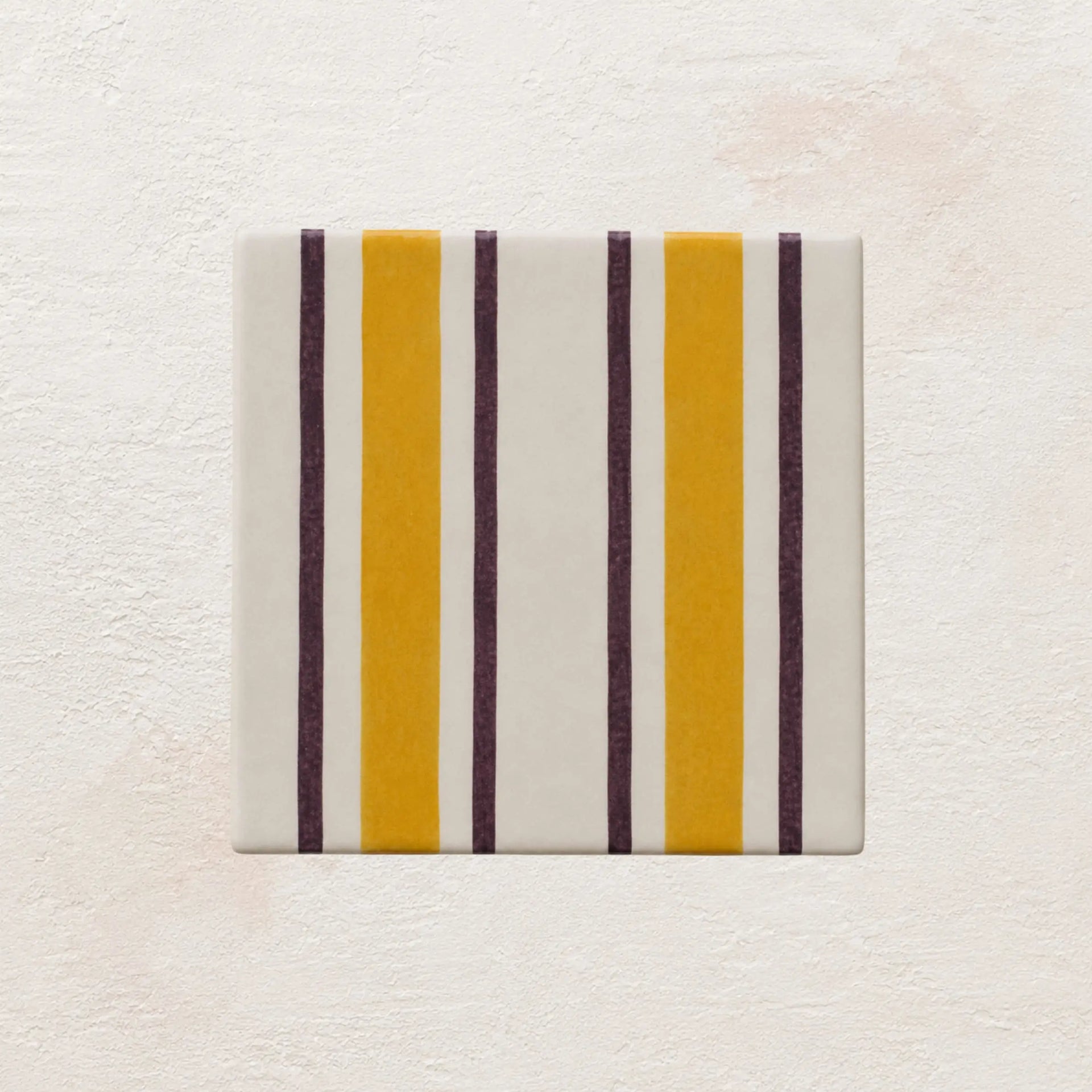Saffron Pinstripe • Gloss Tile
