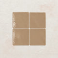 Sand colour handmade ceramic tiles with gloss finish