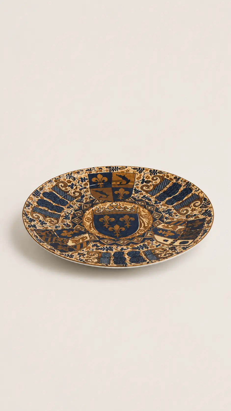 My Store Shorthand Fleur‑de‑Lis • Décor Plate