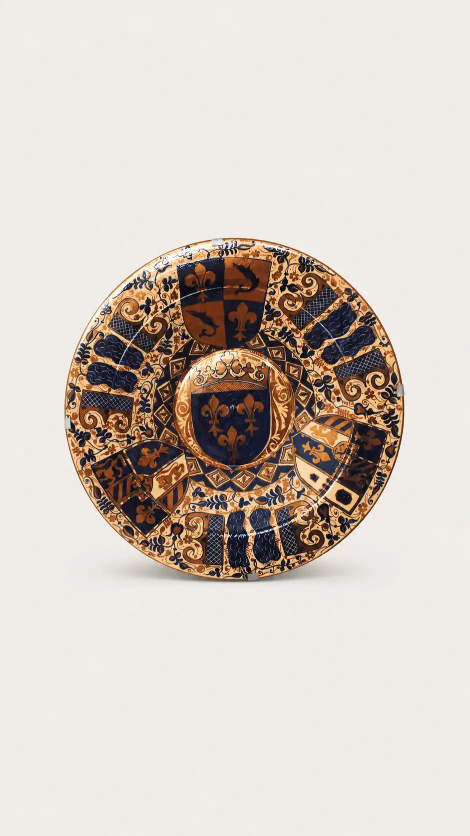 My Store Shorthand Fleur‑de‑Lis • Décor Plate