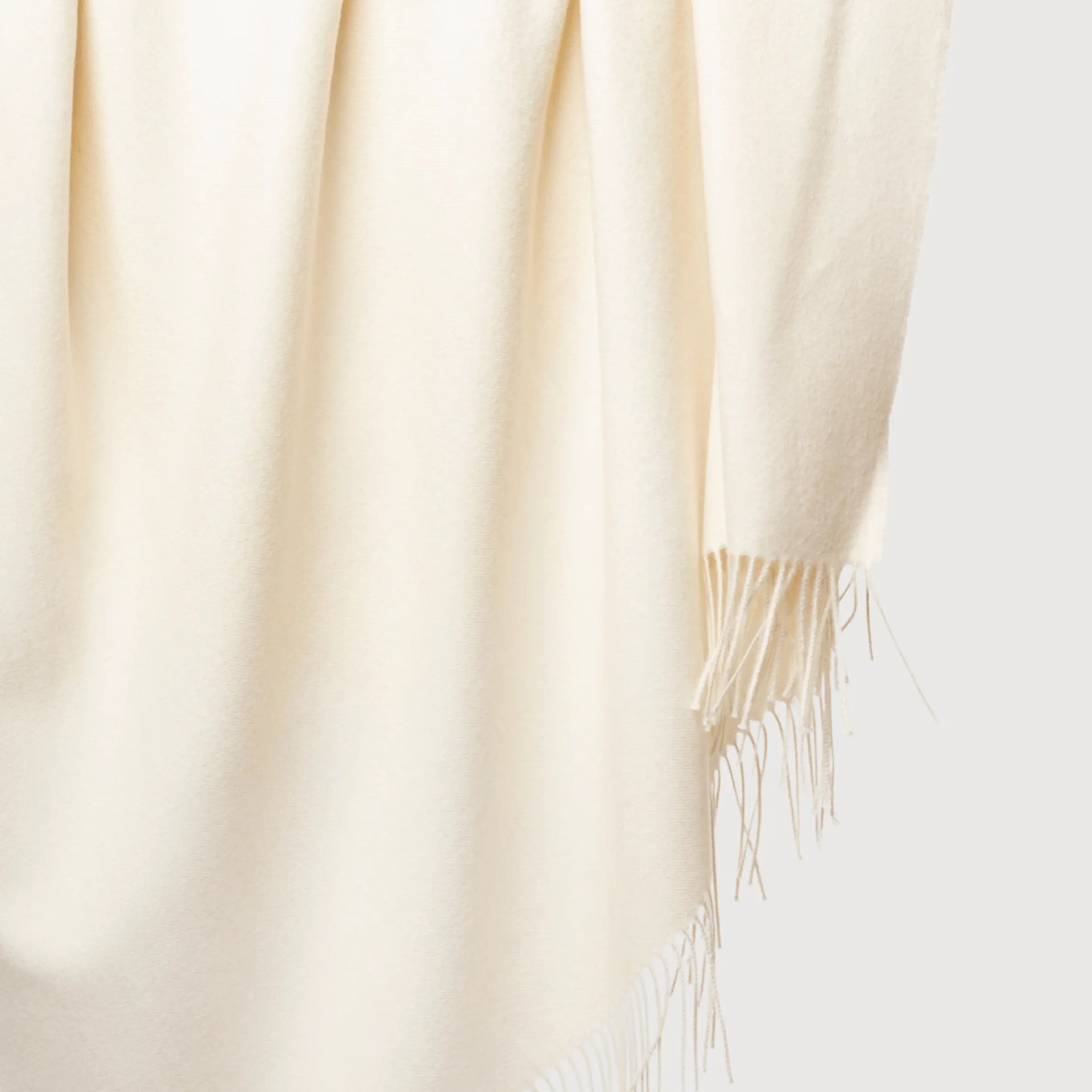 Solace Throw • Porcelain