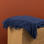 My Store Solace Throw Navy Blue