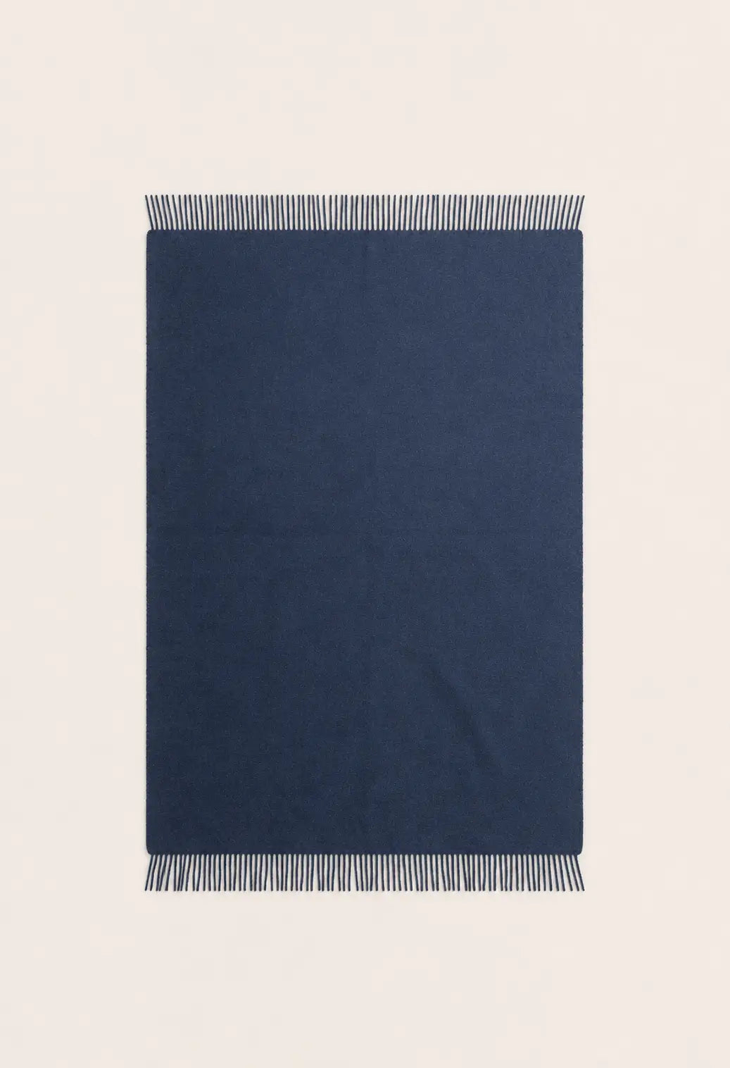 solace navy throw blanket alpaca
