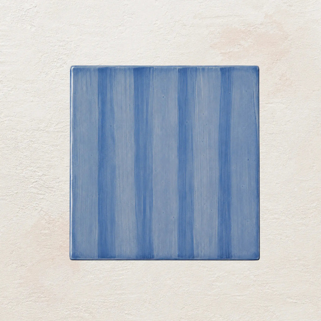 Storm Blue Brushstroke • Gloss Tile