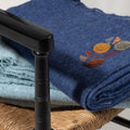 Solace Throw Navy Blue