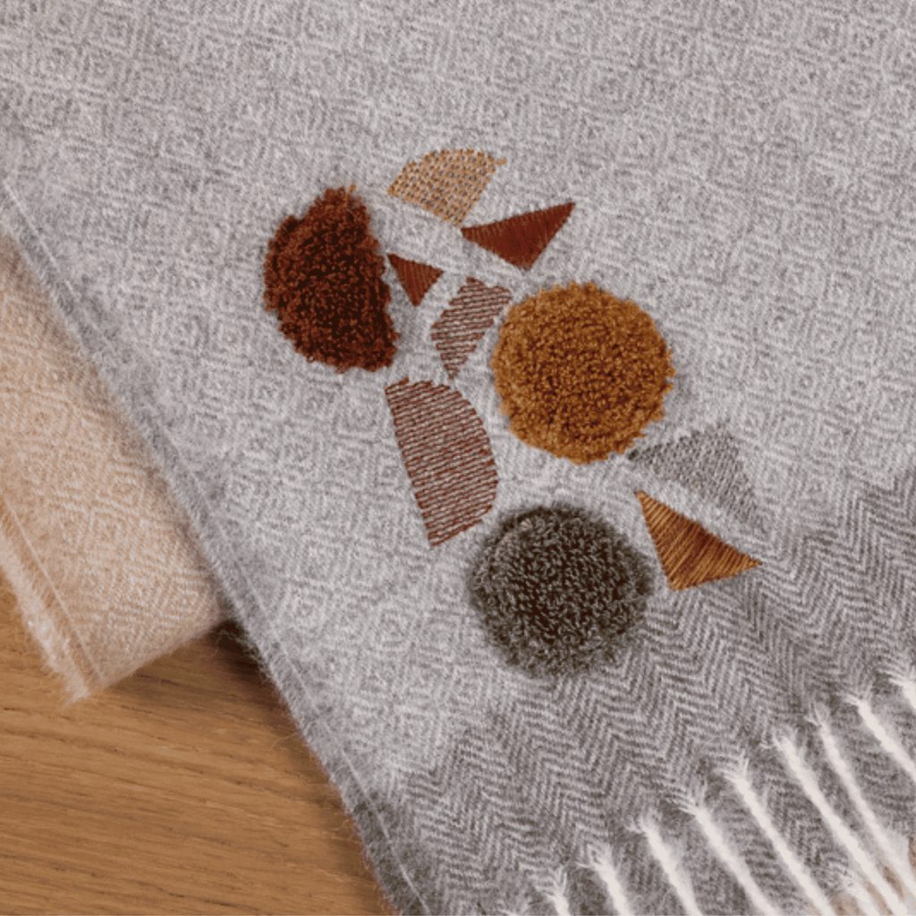 My Store Matiz Throw Mid Grey + Sand Ombre