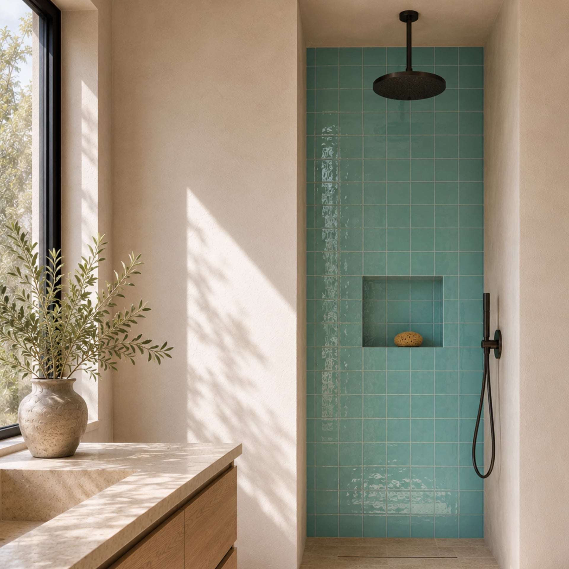 Teal • Gloss Tile