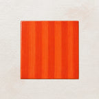 Terracotta Red Brushstroke • Gloss Tile