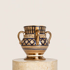 Threefold Vase Lustreware Cardoon Studio