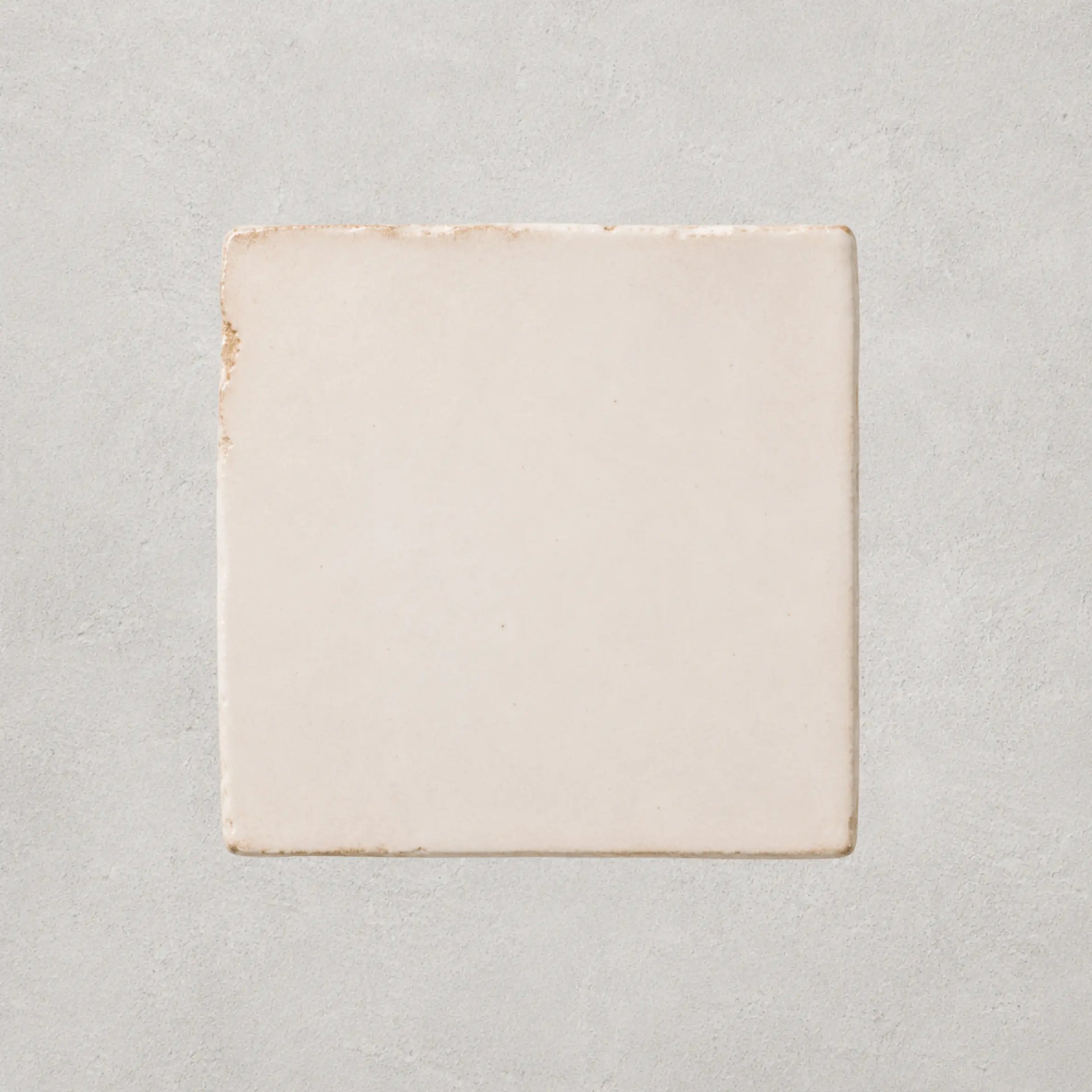 Toasted White • Gloss Terracotta Tile