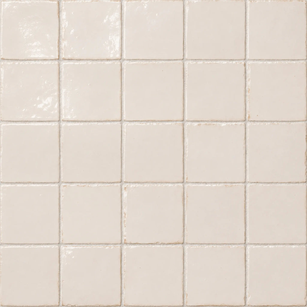 Toasted White • Gloss Terracotta Tile