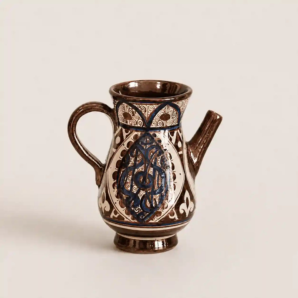 Vase small jar shape in lustreware