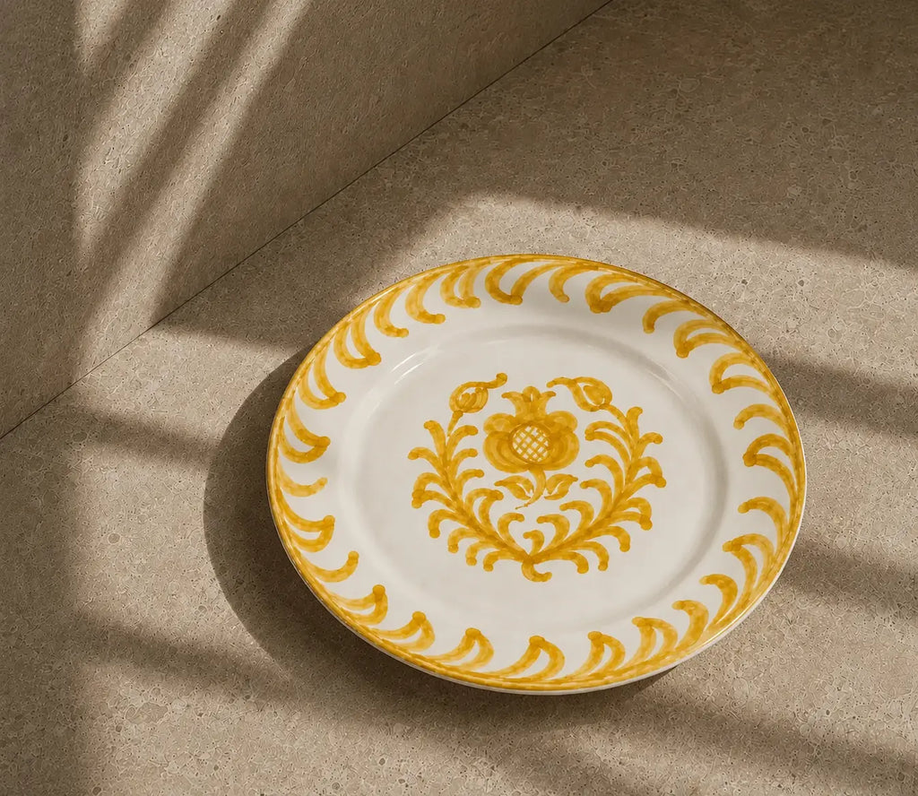 Saffron Pomegranate • Dinner Plate