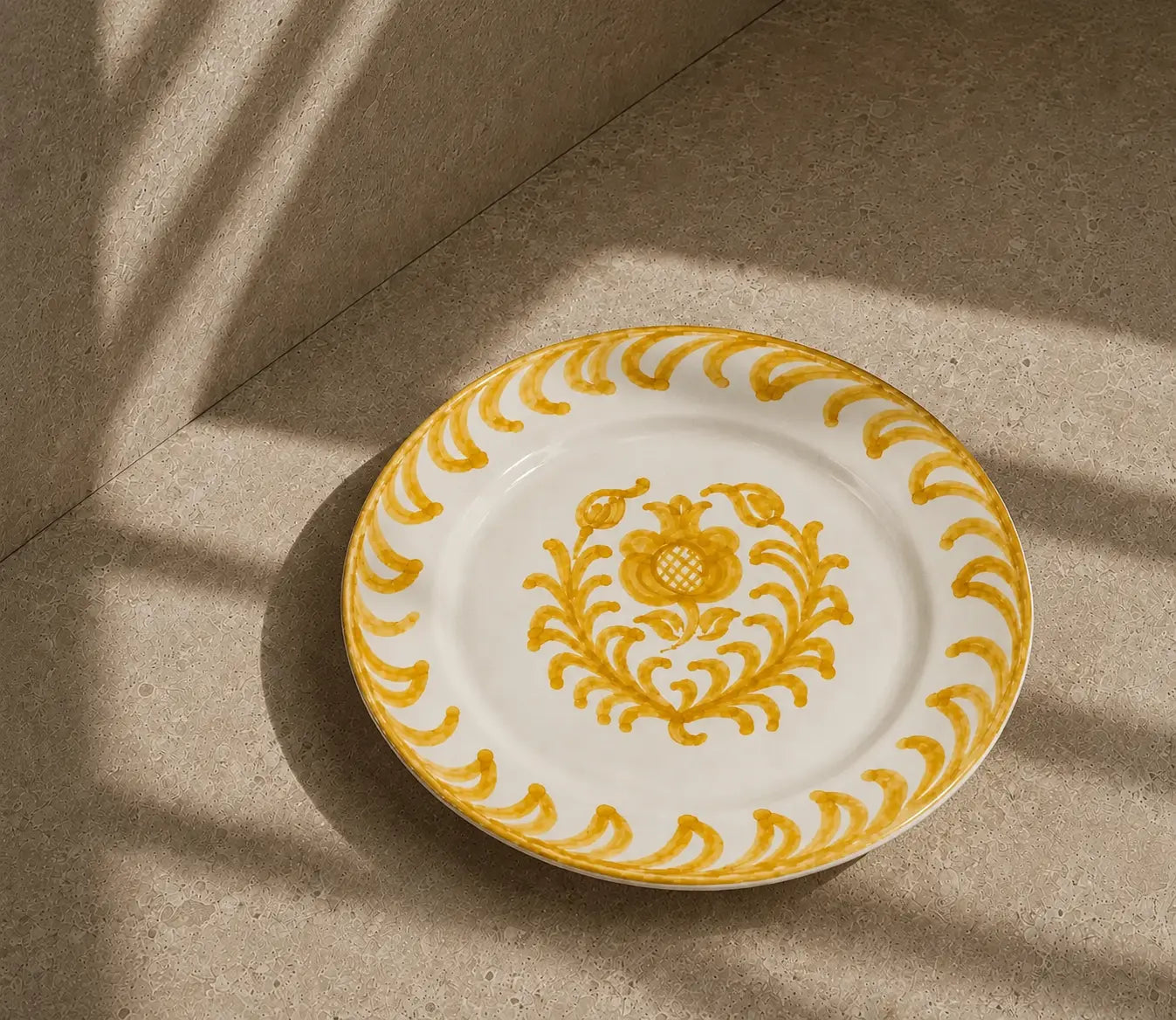 Saffron Pomegranate • Dinner Plate