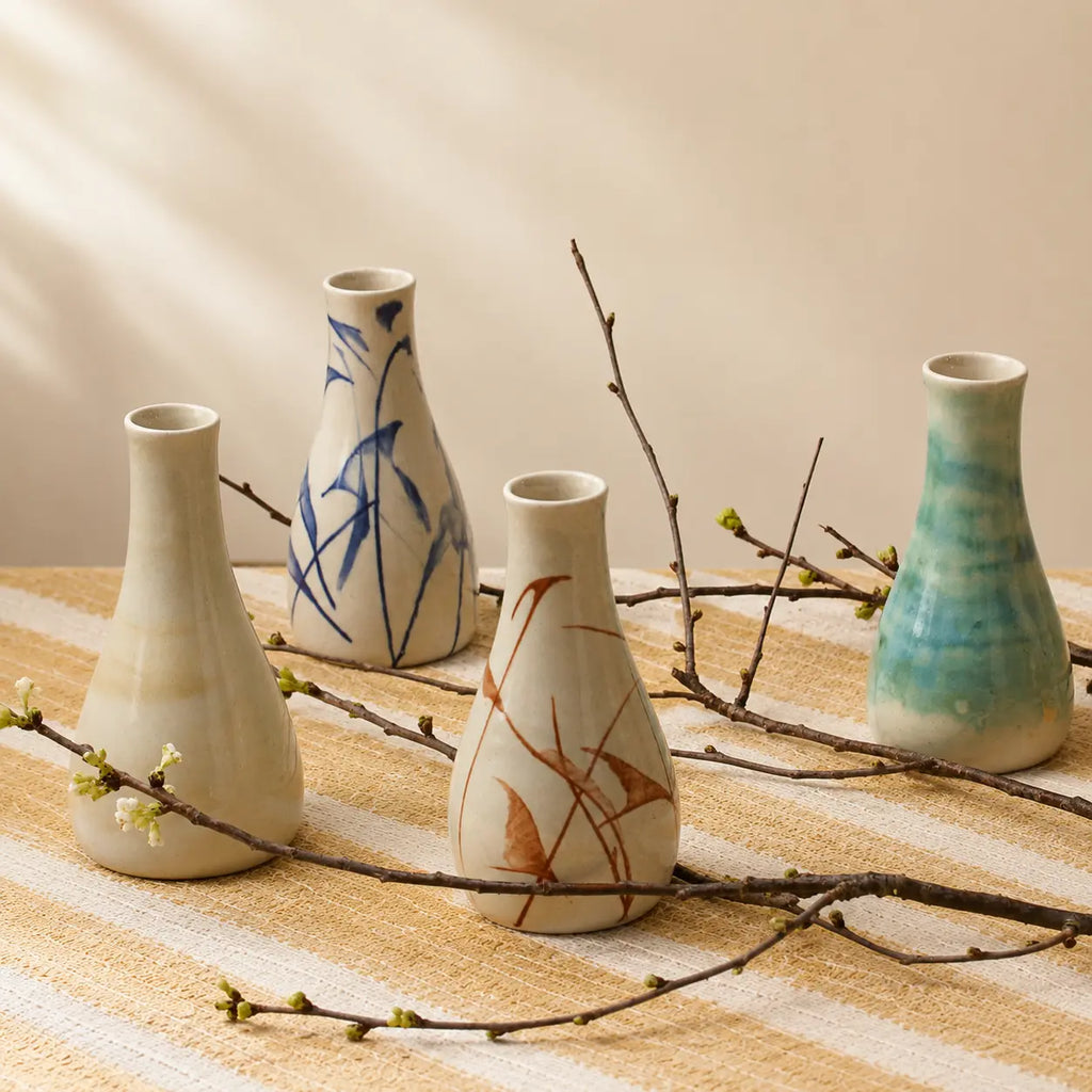 My Store Blue Ink little vase (17 x 8 cm)