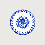 My Store Cobalt Pomegranate Plate (22cm)