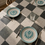 My Store Teal Pomegranate Plate (22cm)